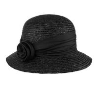 Kassida Cappello in Paglia by Seeberger nero One Size