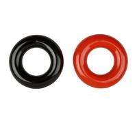 Kasteco - Anelli da golf per swing, confezione da 2, Black and Red