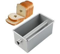 Kastenformen Antihaftbeschichtet - Brotbackform aus Aluminiumlegierung mit Deckel | Wiederverwendbare Toastbox mit abnehmbarem Rohr für Kuchen, Sandwiches, Hackbraten und süßes Gebäck