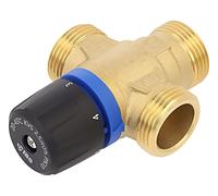 KAT01008 Valvola miscelatore termostatica 1" 20-43°C acqua utile calda IBO