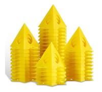Kata Supporto a Piramide da Pittore 32 Pezzi Mini Cono Vernice Stand Set Supporto per Pittura a Cono per Tela e Supporto Porta Risers,Cabinet Paint Versando,Pittura Perforata Legno Mobili Stand