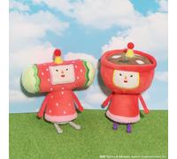Katamari Damacy Ichigo-chan & Miso Peluche Mascotte Set Portachiavi Figure Gi...