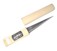 Katana - Coltello giapponese da cucina in legno per intaglio del ghiaccio, forgiato a mano in Giappone (nero) (2 colori di lame)