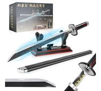 Katana Demon Slayer Set da Costruzione, 100 cm Tanjiro Kamado Spada Demon Slayer con Fodero e Supporto, Cosplay Animation, Anime Fans da Collezione Idee Regalo per Bambini e Adulti (759 Pezzi)