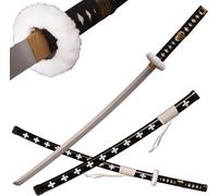 Katana in Bambù 107 cm Spada Giapponese per Cosplay Anime Leggera e Sicura