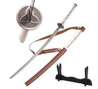 Katana Ornamentale Giapponese Michonne Walking Dead Samurai Esposizione Cosplay Arredamento con Stand JT6559-B