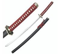 KATANA ORNAMENTALE GIAPPONESE ZAMPAKUTO NERA SPADA DI MOMO HINAMORI BLEACH TOBIUME MANGA ANIME PER COSPLAY IN METALLO