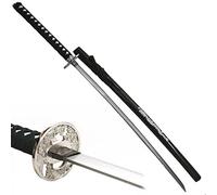 KATANA ORNAMENTALE SPADA GIAPPONESE PER ARREDAMENTO NERA DRAGONE CON DRAGO BLACK DRAGON IN METALLO