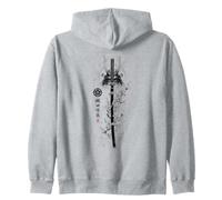 Katana Samurai Oda Nobunaga Sakura Bloom Felpa con Cappuccio