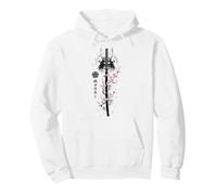 Katana Samurai Oda Nobunaga Sakura Bloom Felpa con Cappuccio