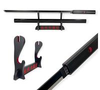Katana Sasuke Nero Kusanagi - Spada lama in legno, supporto giapponese incluso
