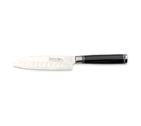 Katana Saya Coltello Santoku 12 cm, acciaio inossidabile VG-10 Damasco a 67 strati, manico in legno Pakka