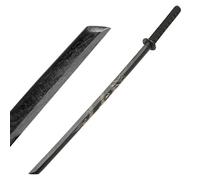 Katana spada in legno, bokken Kendo allenamento a sciabola, spada samurai, gioco di ruolo Cosplay iaido bokken (motivo drago)