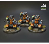 Kataphron Breachers Adeptus Mechanicus warhammer 40K COMMISSIONE dipinto