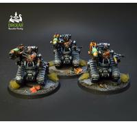 Kataphron Destroyers Adeptus Mechanicus warhammer 40K COMMISSIONE dipinto
