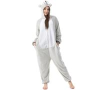 Katara 1744 - Costume Animale Pigiama intero Kigurumi Carnevale, Topo - Taglia S