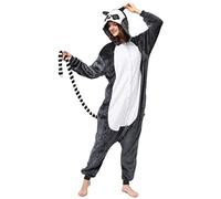 Katara 1744 - Costume lungo Katta Scimmia grigio scuro XL (175 - 185 cm), tuta, costume da carnevale per adulti