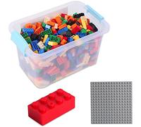 Katara 1827 - Set 520 Mattoncini 4x2 Base Scatola Compatibile Lego, Sluban, Papimax, Q-Bricks - Multicolore - da 3 a 99 anni
