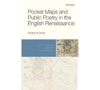 Katarzyna Lecky Pocket Maps and Public Poetry in the English (Copertina rigida)