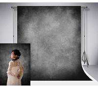 Kate 1.5x2.2m Fondali Classici di Struttura Grigio Scuro Retro Sfondi Astratti Sfumati Ggrigi Fotografia Puntelli Ritratto in Studio in Microfibra per il Fotografo