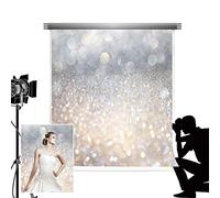 Kate 10x10ft / 3x3m Glitter Microfibra Sfondo Bokeh Halos Sfondo per Fotografia Lucido Photo Booth Adatto per la decorazione della parete
