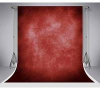 Kate 2x3m Sfondi Classici per Foto con Trama Rossa Fondali per Fotografia con Sfumatura Cremisi Astratta Retrò in Microfibra Puntelli per Ritratti per la Fotografia