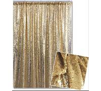 Kate 4x7ft/1.25x2.2m Oro Paillette Tenda con Panno Paillettes Sfondo Adatto Per Feste di Matrimonio e Altre Attività Layout del Case o Feste Decorazioni