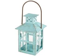 Kate Aspen IR 1538 Lanterna Decorativa, Metallo, Blu, S
