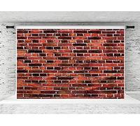 Kate Backdrops Red Brick Wall Bakcground Vintage Retro Backdrop Foto Studios Ritratto Booth Props Ritratto 3x2m 10x6.5ft Microfibra per la Fotografia