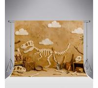Kate Dinosauri Archeologia Sfondo Fotografico Festa di Compleanno Bambini Foto Sfondo Zaino Lente di Ingrandimento Sfondi 8x8ft/2.5x2.5m Servizio Fotografico Neonati Sfondi per Studio Fotografico