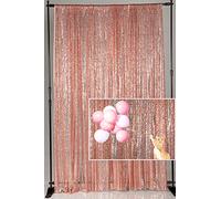 Kate Foto Sfondo Rosa Oro Sfondo Fotografia Decorazione Della Festa Nuziale Paillettes Flash Wedding Photo Booth 4x7ft / 1.25x2.2m