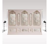 Kate Fotografia Backdrop 2,5x2,5m/8x8ft Retro Indoor decorazione Shimmer muro Backdrop Fiori d'epoca Foto Studio Sfondi microfibra sfondo per la famiglia