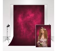 Kate Fotografia Sfondo 2x2m/6.5x6.5piedi Rosso Gradiente Astratto Personaggio Sfondo Fotografia Personaggio Ritratto Rosa Baby Photography Studio