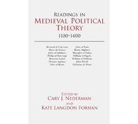Kate Langdon Forhan Readings in Medieval Political Theory: 1100-1400 (Tascabile)