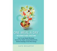 Kate McCarthy One Meal A Day Intermittent Fasting (Copertina rigida)
