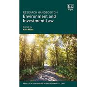 Kate Miles Research Handbook on Environment and Investment La (Copertina rigida)