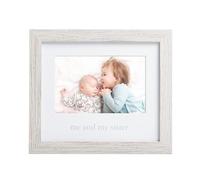 Kate & Milo Cornice rustica Me & My Sister Keepsake, ideale regalo per sorelle piccole o grandi, decorazione neutra per la cameretta dei bambini