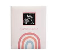 Kate & Milo Diario di gravidanza arcobaleno, libro dei ricordi della gravidanza con foto sonogramma, da primo a terzo trimestre, traguardi della gravidanza, colore arcobaleno