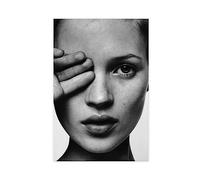 Kate Moss 1 - Poster su tela, decorazione per camera da letto, per sport, paesaggi e ufficio, idea regalo senza cornice, 50 x 75 cm
