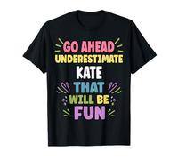 Kate Personalized Women's Gift Custom Kate Maglietta
