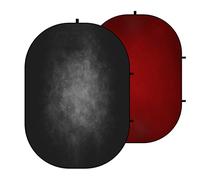 Kate Sfondo Nero Pieghevole 1.5x2m Rosso Fotografia Portatile Senza Rughe Photo Booth Pop Up Studio Fotografico Walimex