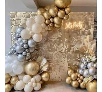 Kate Shimmer Wall Panels - Pannelli da parete con paillette, 24 pezzi