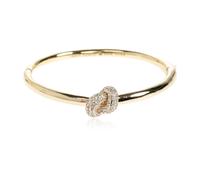 Kate Spade - Bracciale rigido con nodo marinaro pavé - - Accessories - Donna - Giallo - ONE SIZE