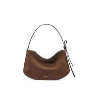 kate spade new york Borsa a tracolla grande in pelle con loop, Hot Fudge Suede, One size, Borsa a tracolla grande in pelle scamosciata