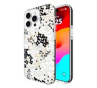 Kate Spade New York Custodia per iPhone 15 Pro Max, compatibile con Mag Safe - Multi Floral Black and White