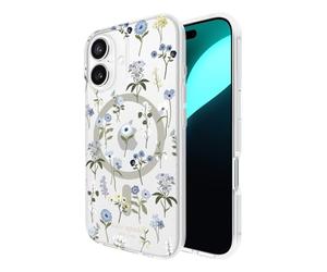 Kate Spade New York Custodia per iPhone 16 - Compatibile con MagSafe - Custodia per telefono di design - Precious Bloom