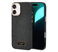 Kate Spade New York Custodia per iPhone 16 Plus - Compatibile con MagSafe - Custodia per telefono di design - Crystal Pave Nightfall