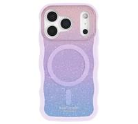 Kate Spade New York Custodia per iPhone 17 Pro, compatibile con MagSafe, custodia per telefono di design, glitter opalino