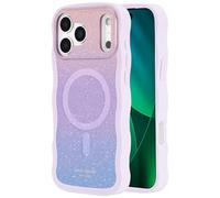 Kate Spade New York Custodia per iPhone 17 Pro Max, compatibile con MagSafe, custodia per telefono di design, glitter opalino