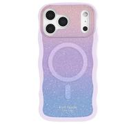 Kate Spade New York Custodia per iPhone 17 Pro Max, compatibile con MagSafe, custodia per telefono di design, glitter opalino